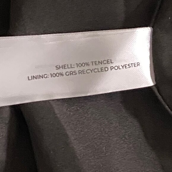 Vetta Capsule The Trench Black Coat Convertible Sleeveless Sz XS - Picture 14 of 15